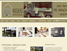 Tablet Screenshot of chefnicolas.com